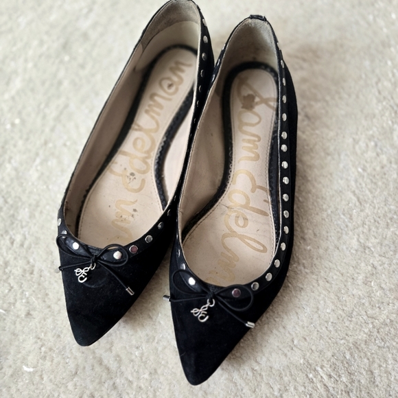 Sam Edelman Ralf Studded Suede Ballet Flats - Picture 6 of 11